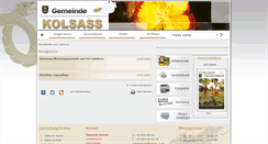 Desktop Screenshot of kolsass.gv.at